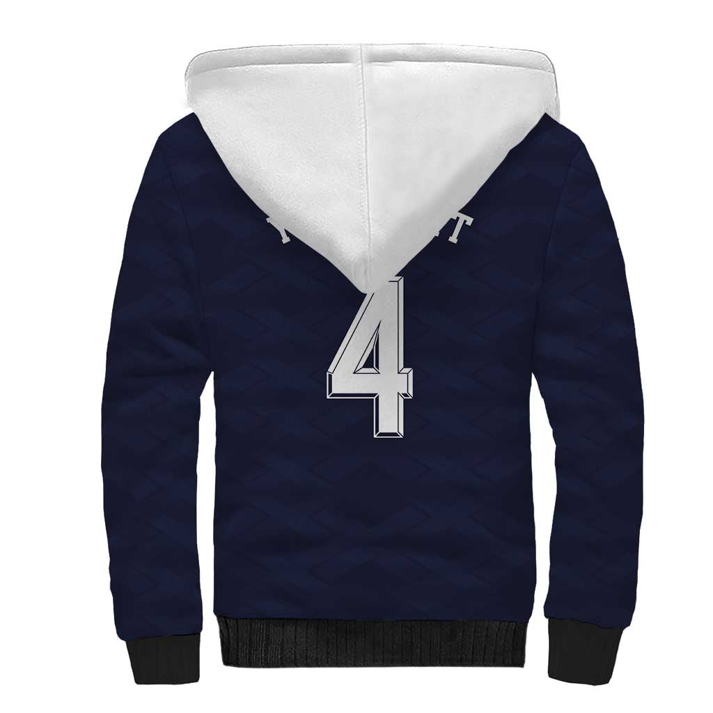 Custom Scotland Football Sherpa Hoodie Glory 2026
