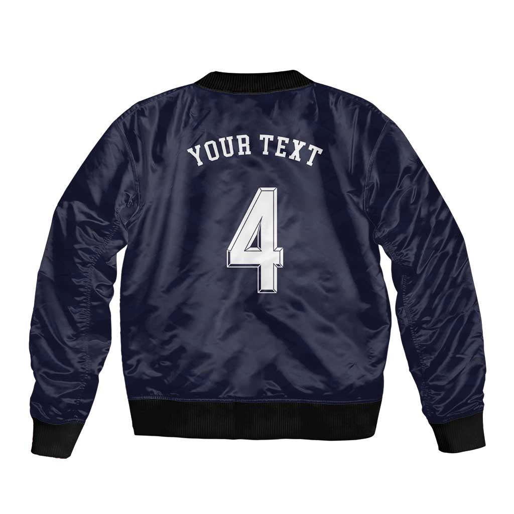 Custom Scotland Football Sleeve Zip Bomber Jacket Glory 2026
