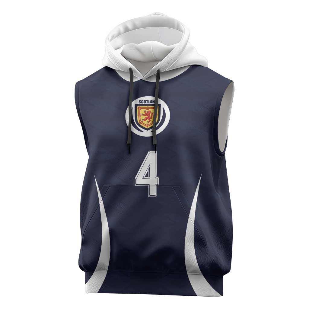 Custom Scotland Football Sleeveless Hoodie Glory 2026