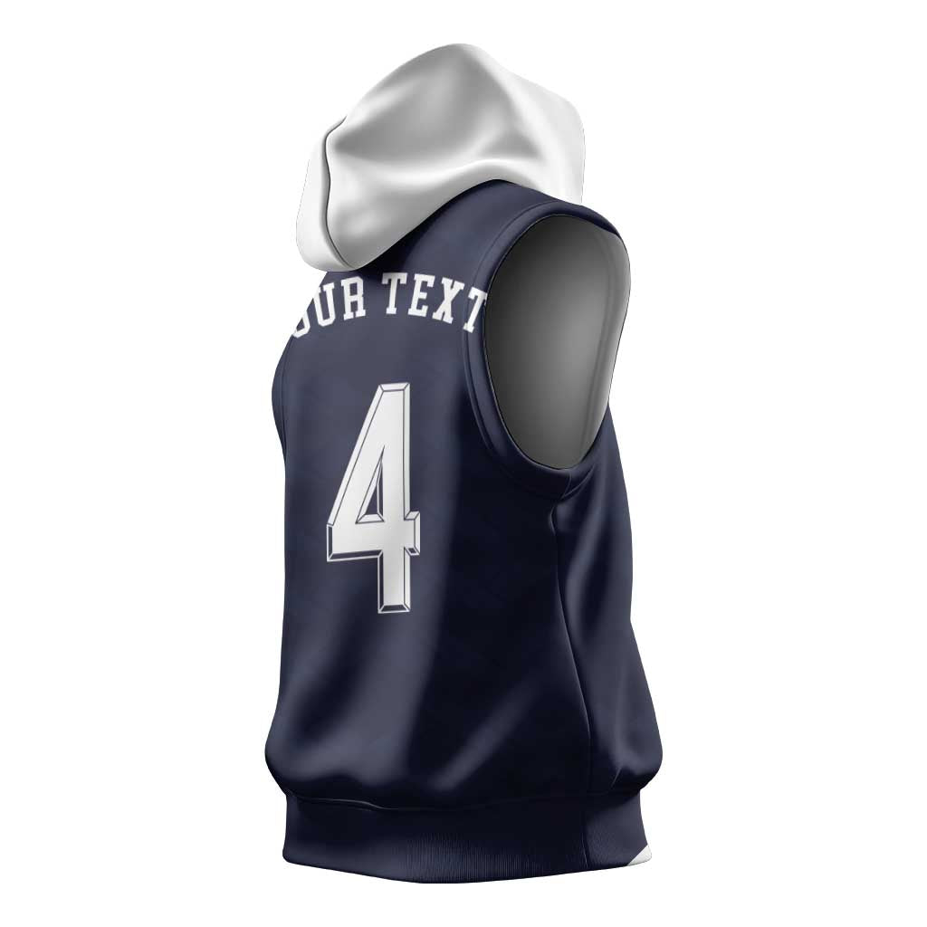 Custom Scotland Football Sleeveless Hoodie Glory 2026