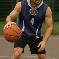 Custom Scotland Football Sleeveless Hoodie Glory 2026