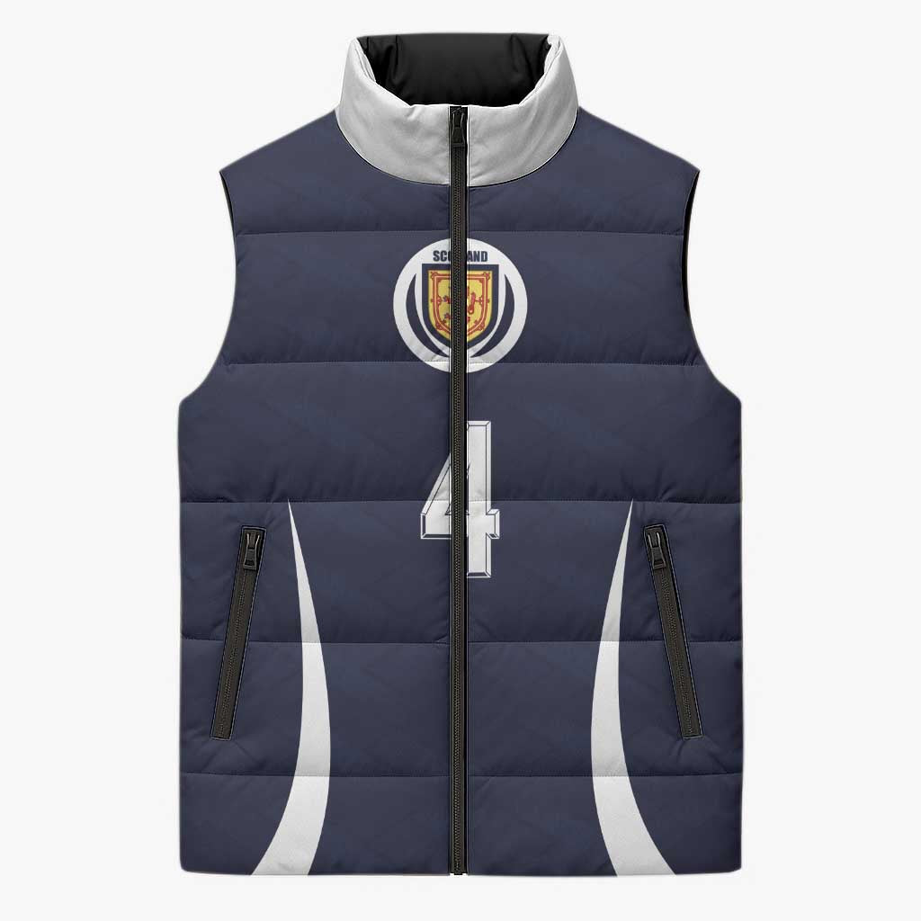 Custom Scotland Football Sleeveless Puffer Jacket Glory 2026