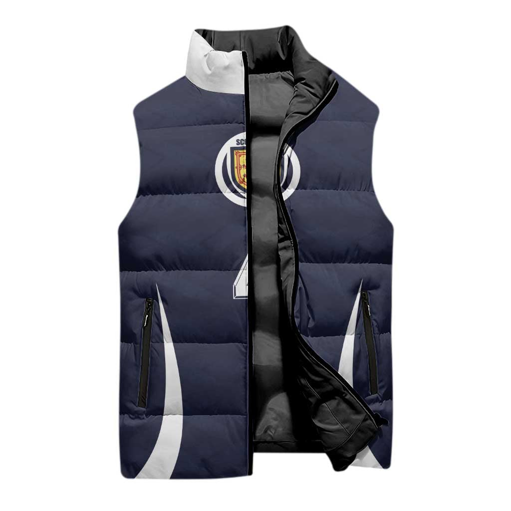 Custom Scotland Football Sleeveless Puffer Jacket Glory 2026