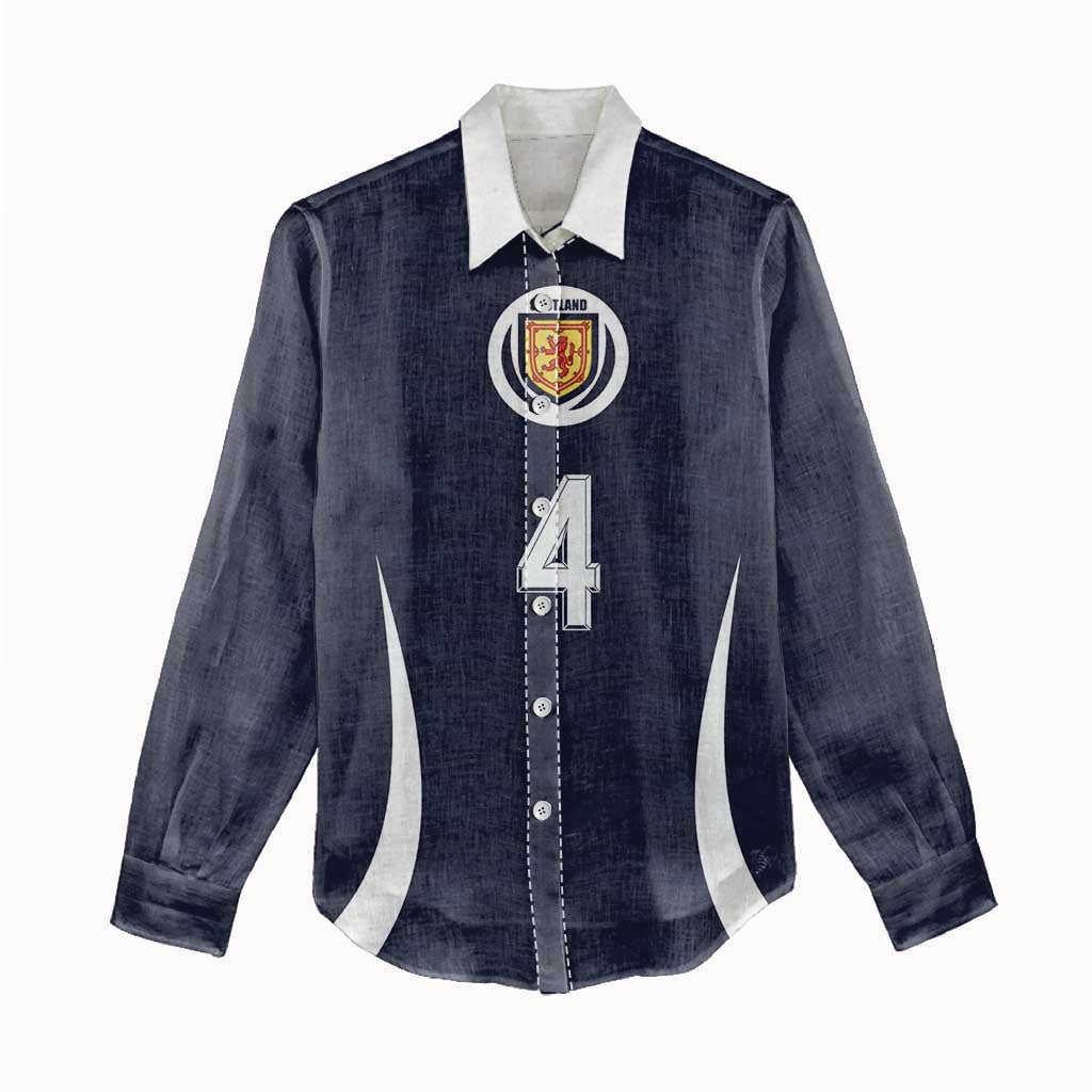 Custom Scotland Football Women Casual Shirt Glory 2026