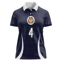 Custom Scotland Football Women Polo Shirt Glory 2026