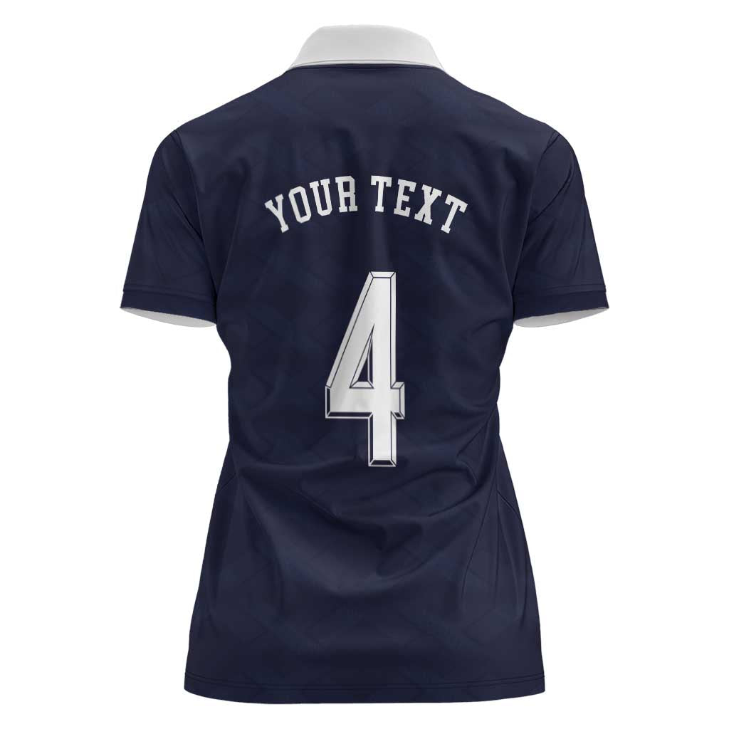 Custom Scotland Football Women Polo Shirt Glory 2026