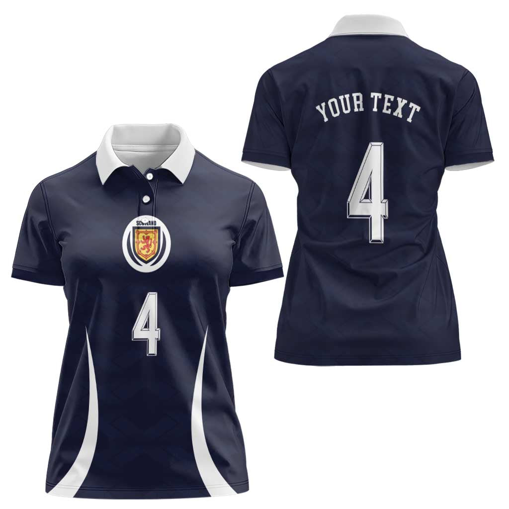 Custom Scotland Football Women Polo Shirt Glory 2026