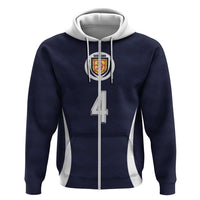 Custom Scotland Football Zip Hoodie Glory 2026