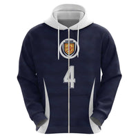 Custom Scotland Football Zip Hoodie Glory 2026