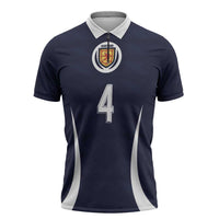 Custom Scotland Football Zipper Polo Shirt Glory 2026