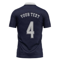 Custom Scotland Football Zipper Polo Shirt Glory 2026