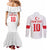 Turkey Football 2024 Go Champion Couples Matching Mermaid Dress and Long Sleeve Button Shirt