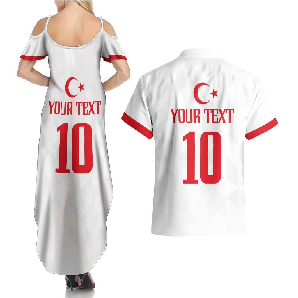 Turkey Football 2024 Go Champion Couples Matching Summer Maxi Dress and Hawaiian Shirt - Wonder Print Shop