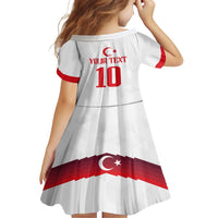 Turkey Football 2024 Go Champion Family Matching Long Sleeve Bodycon Dress and Hawaiian Shirt - Wonder Print Shop