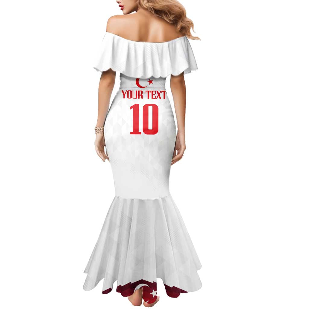 Turkey Football 2024 Go Champion Family Matching Mermaid Dress and Hawaiian Shirt - Wonder Print Shop