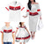Turkey Football 2024 Go Champion Family Matching Off The Shoulder Long Sleeve Dress and Hawaiian Shirt - Wonder Print Shop