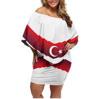 Turkey Football 2024 Go Champion Family Matching Off Shoulder Short Dress and Hawaiian Shirt - Wonder Print Shop