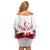 Turkey Football 2024 Go Champion Family Matching Off Shoulder Short Dress and Hawaiian Shirt - Wonder Print Shop