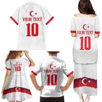 Turkey Football 2024 Go Champion Family Matching Puletasi and Hawaiian Shirt - Wonder Print Shop