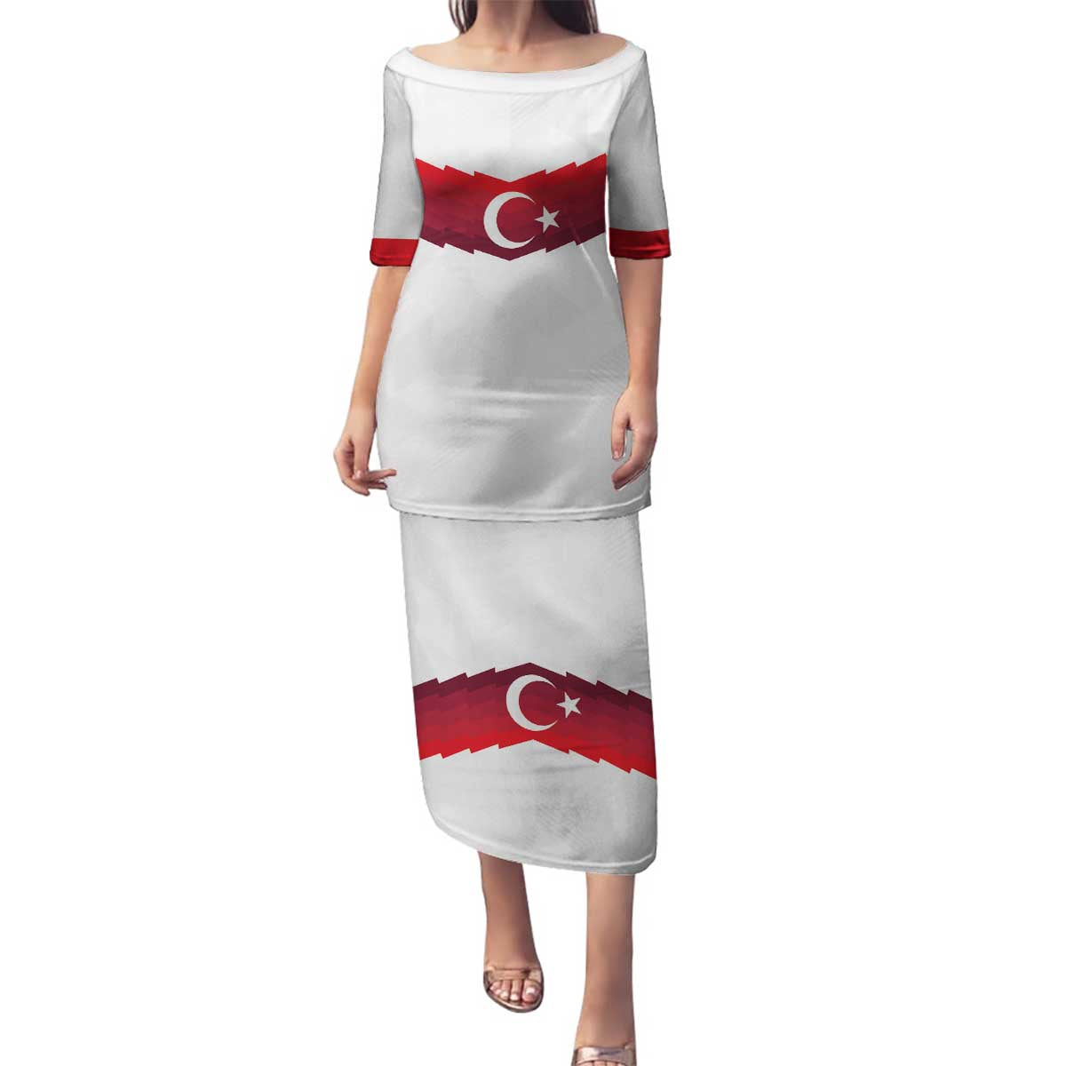 Turkey Football 2024 Go Champion Family Matching Puletasi and Hawaiian Shirt - Wonder Print Shop