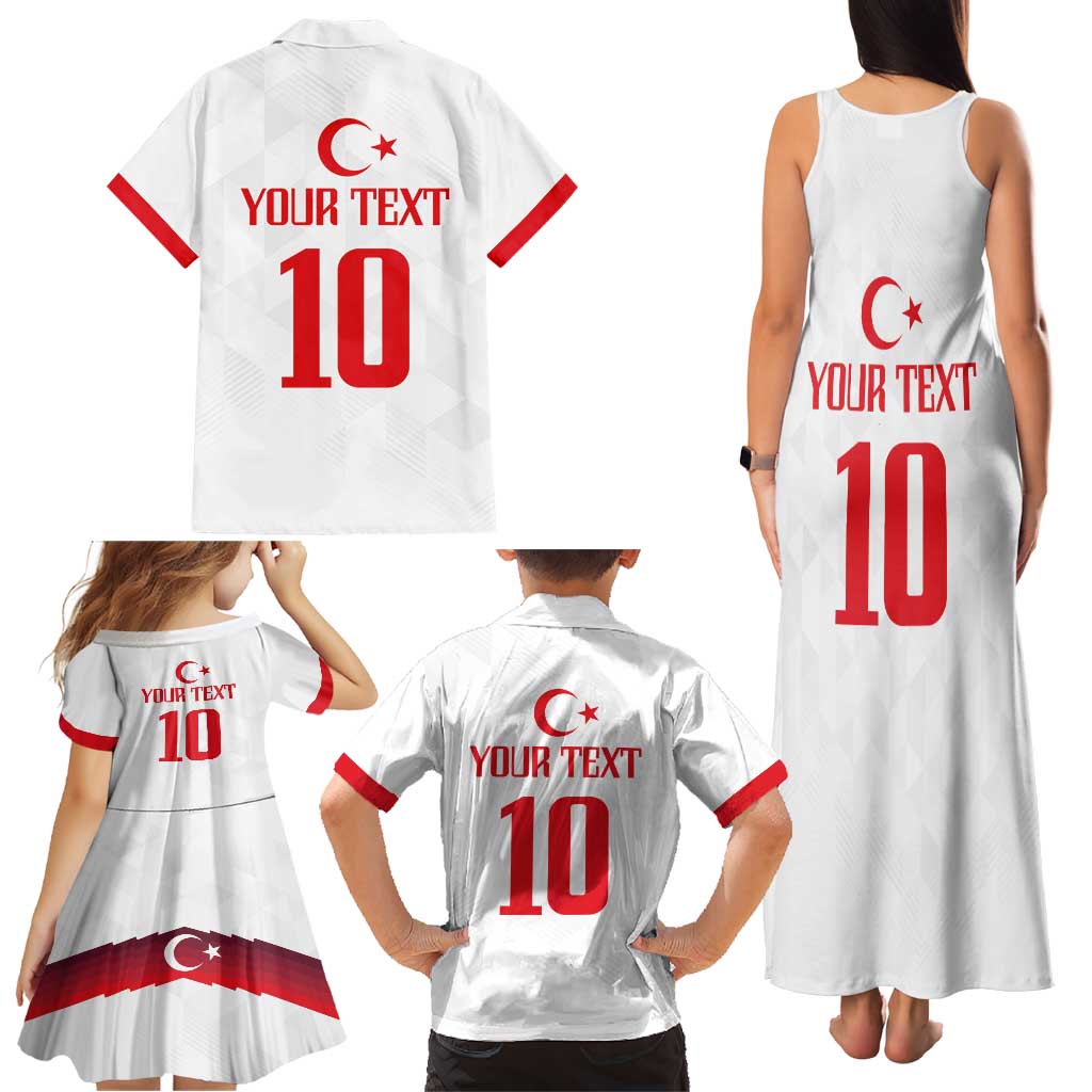 Turkey Football 2024 Go Champion Family Matching Tank Maxi Dress and Hawaiian Shirt - Wonder Print Shop