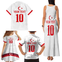 Turkey Football 2024 Go Champion Family Matching Tank Maxi Dress and Hawaiian Shirt - Wonder Print Shop