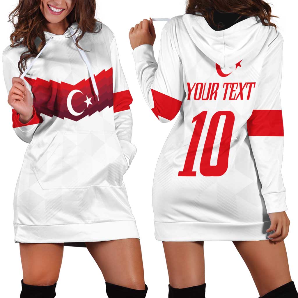 Turkey Football 2024 Go Champion Hoodie Dress - Wonder Print Shop