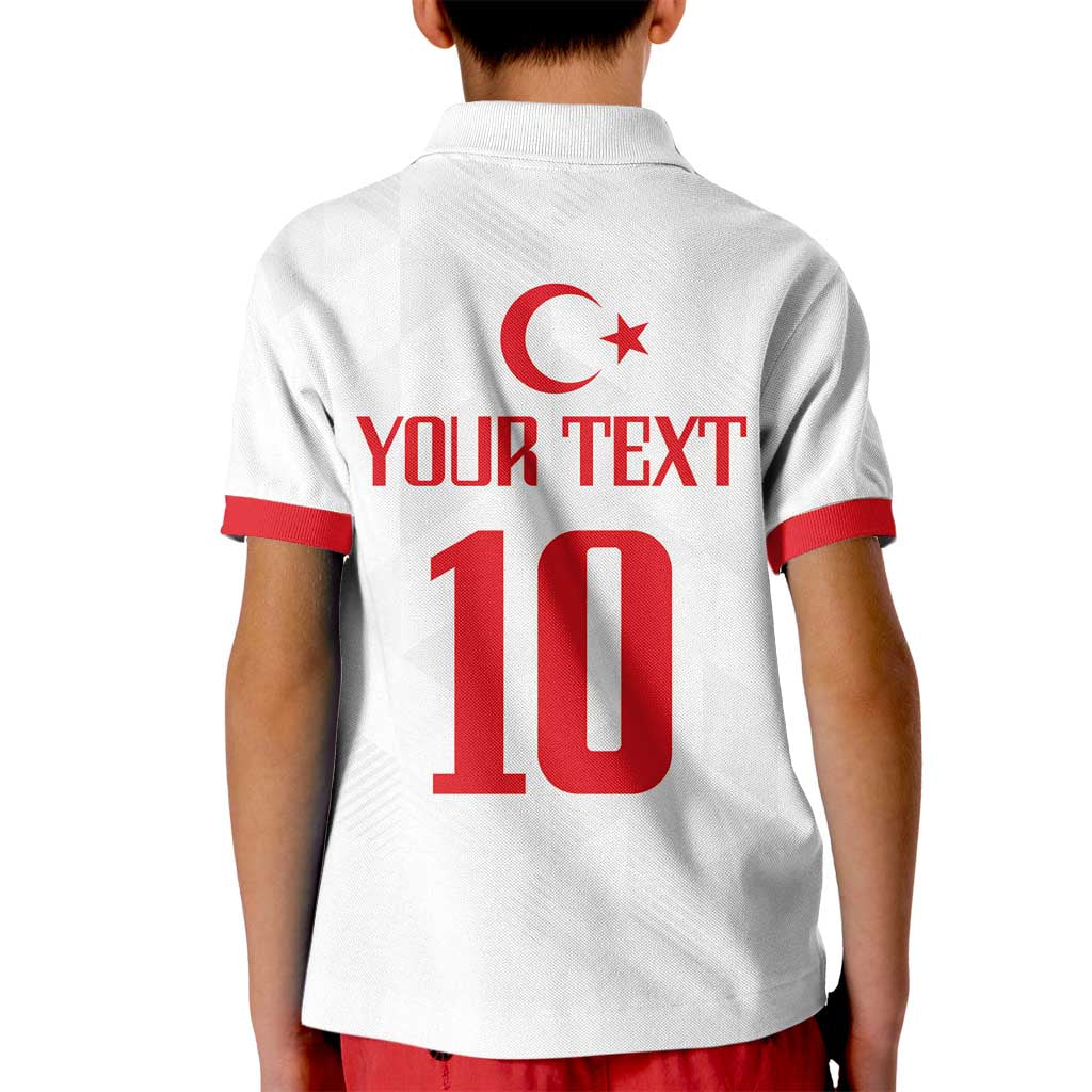 Turkey Football 2024 Go Champion Kid Polo Shirt - Wonder Print Shop