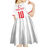 Turkey Football 2024 Go Champion Kid Short Sleeve Dress - Wonder Print Shop