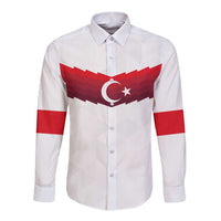 Turkey Football 2024 Go Champion Long Sleeve Button Shirt - Wonder Print Shop