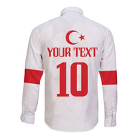 Turkey Football 2024 Go Champion Long Sleeve Button Shirt - Wonder Print Shop