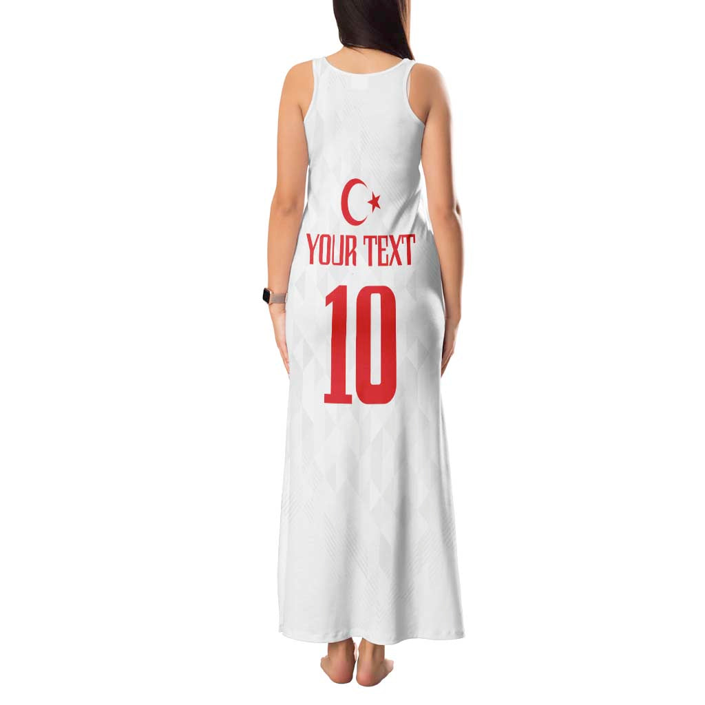 Turkey Football 2024 Go Champion Tank Maxi Dress - Wonder Print Shop