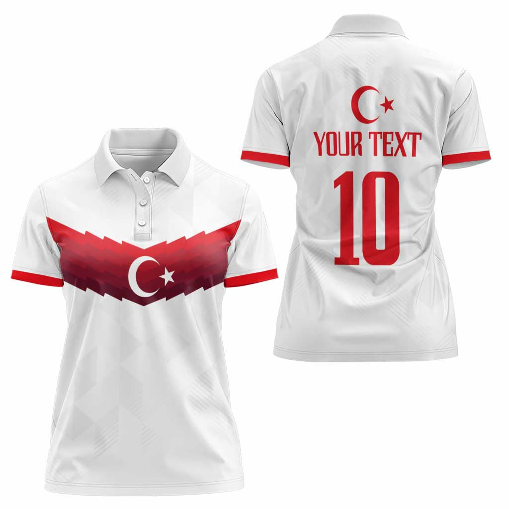 Turkey Football 2024 Go Champion Women Polo Shirt - Wonder Print Shop