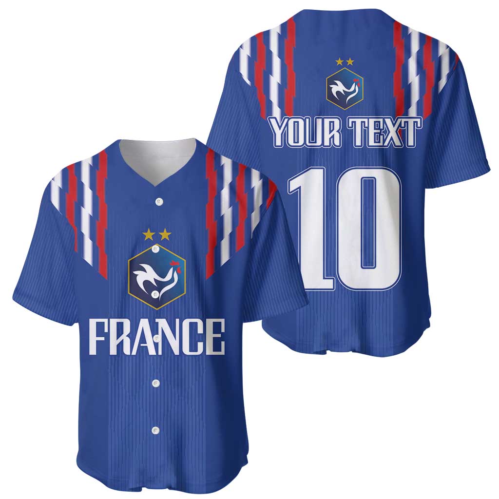 France Football 2024 Go Champion Baseball Jersey - Wonder Print Shop