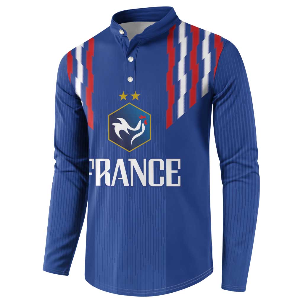 France Football 2024 Go Champion Button Sweatshirt - Wonder Print Shop