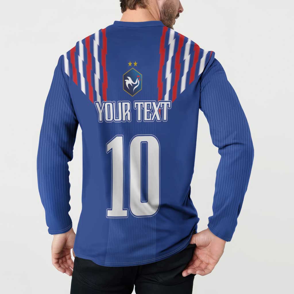 France Football 2024 Go Champion Button Sweatshirt - Wonder Print Shop