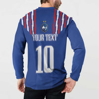 France Football 2024 Go Champion Button Sweatshirt - Wonder Print Shop