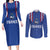 France Football 2024 Go Champion Couples Matching Long Sleeve Bodycon Dress and Long Sleeve Button Shirt - Wonder Print Shop