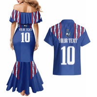 France Football 2024 Go Champion Couples Matching Mermaid Dress and Hawaiian Shirt - Wonder Print Shop
