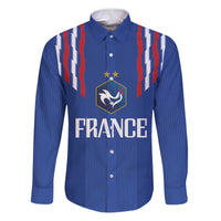 France Football 2024 Go Champion Family Matching Puletasi and Hawaiian Shirt - Wonder Print Shop