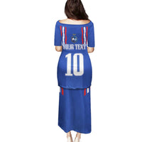 France Football 2024 Go Champion Family Matching Puletasi and Hawaiian Shirt - Wonder Print Shop