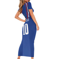 France Football 2024 Go Champion Family Matching Short Sleeve Bodycon Dress and Hawaiian Shirt - Wonder Print Shop