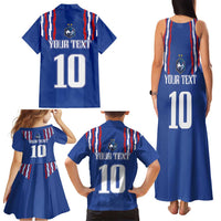 France Football 2024 Go Champion Family Matching Tank Maxi Dress and Hawaiian Shirt - Wonder Print Shop