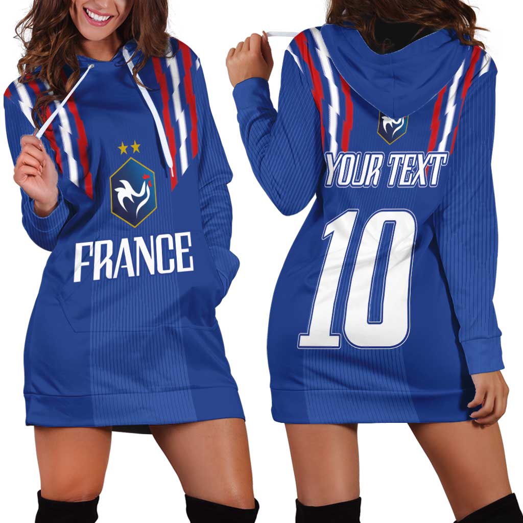 France Football 2024 Go Champion Hoodie Dress - Wonder Print Shop