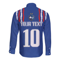 France Football 2024 Go Champion Long Sleeve Button Shirt - Wonder Print Shop