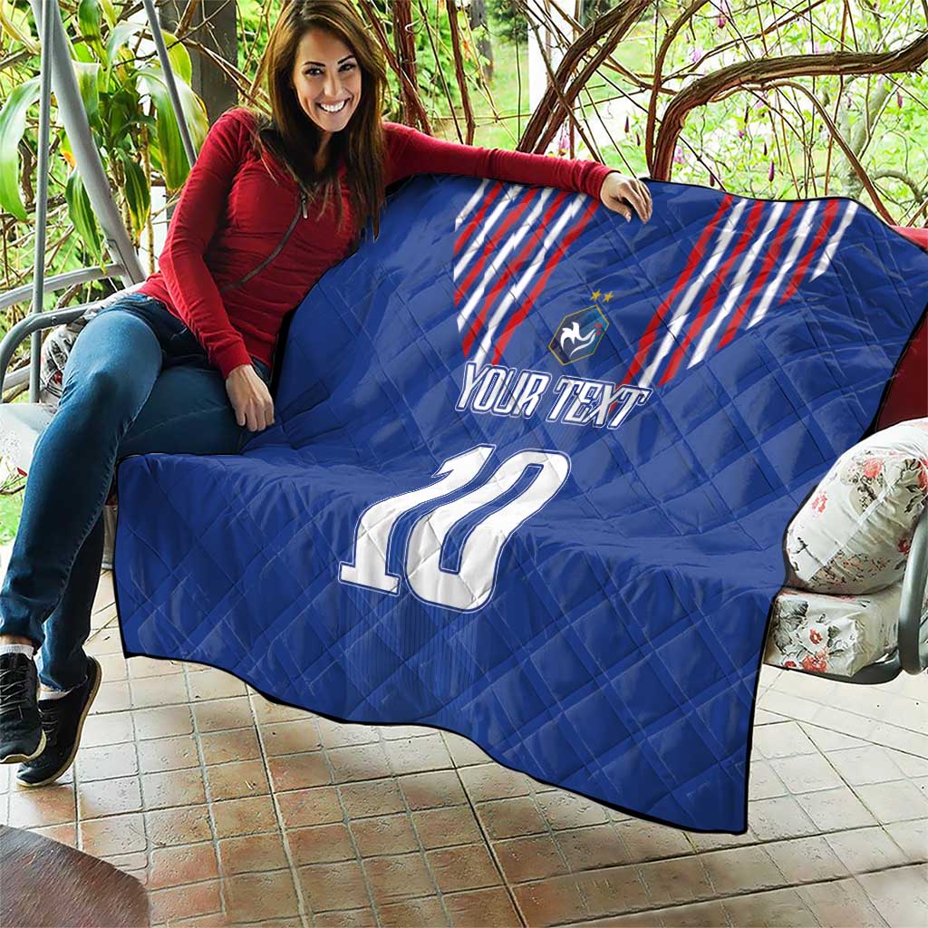 France Football 2024 Go Champion Quilt - Wonder Print Shop