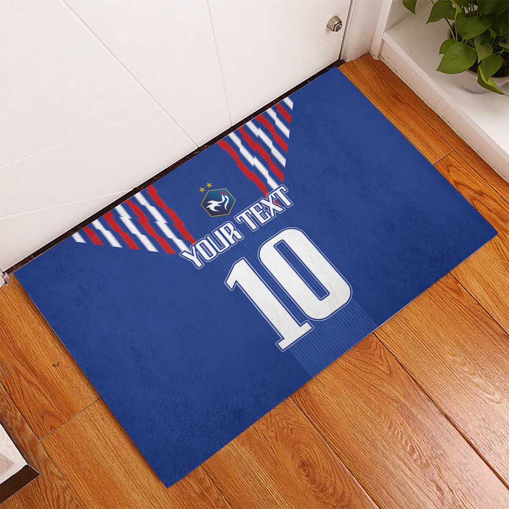 France Football 2024 Go Champion Rubber Doormat - Wonder Print Shop