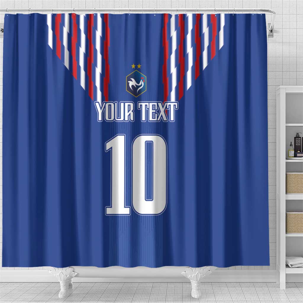 France Football 2024 Go Champion Shower Curtain