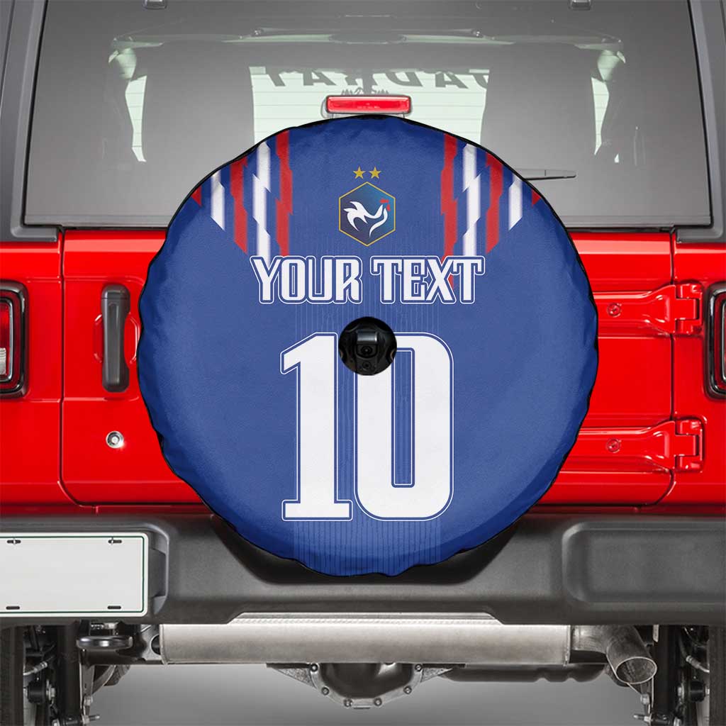 France Football 2024 Go Champion Spare Tire Cover - Wonder Print Shop