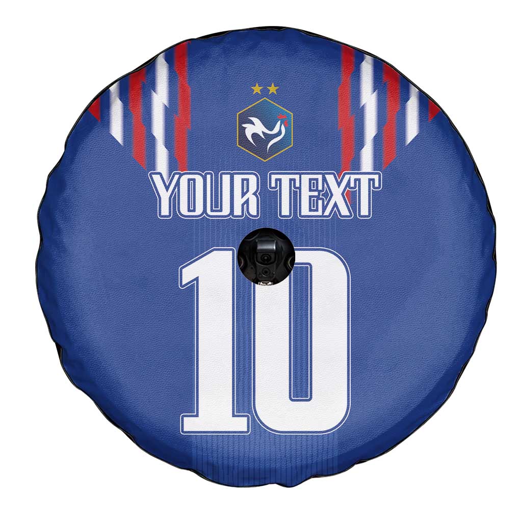 France Football 2024 Go Champion Spare Tire Cover - Wonder Print Shop